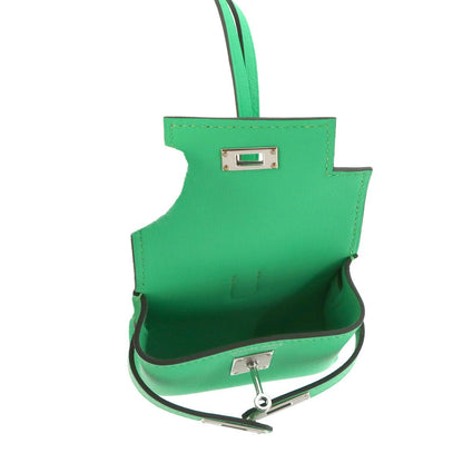 Hermes Kelly Festival Bag Charm Swift Vert Comic — view 6