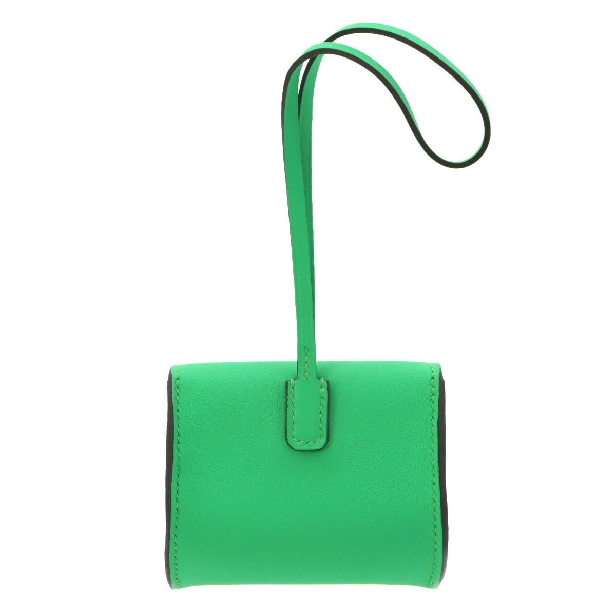 Hermes Kelly Festival Bag Charm Swift Vert Comic — view 3