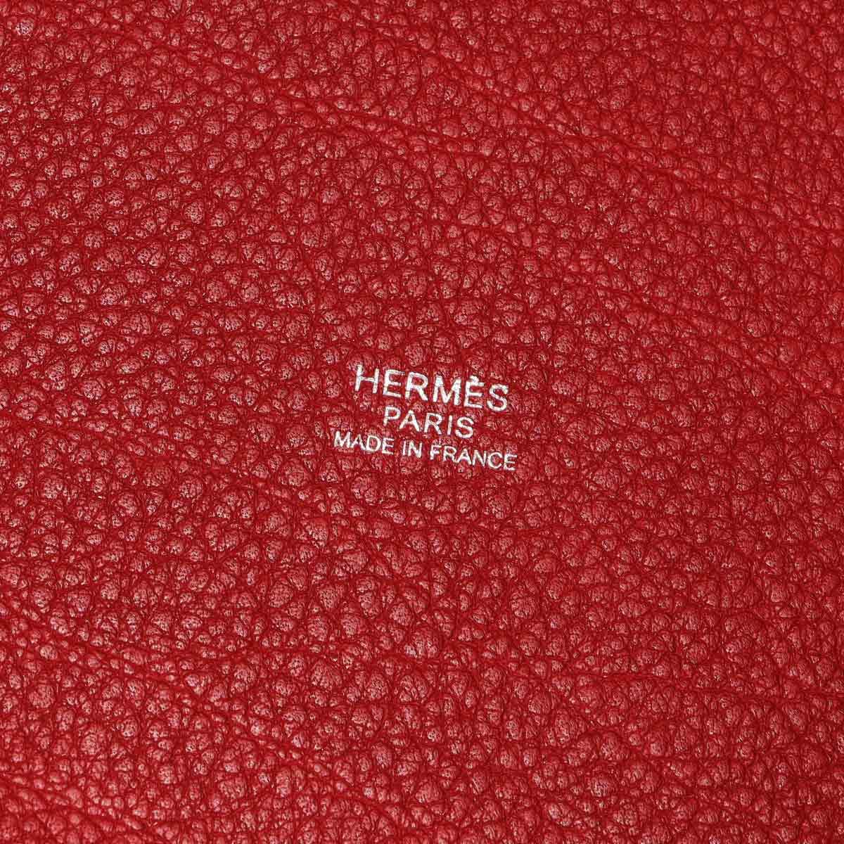 Hermes Picotin Lock PM Hand Bag Taurillon Clemence Silver — view 8