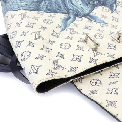 Louis Vuitton Monogram Savanna Steamer Backpack Chapman Rhino Sai Dune — view 9