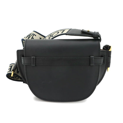 Loewe Gate Dual Mini Shoulder Bag Leather Black Gold — view 3