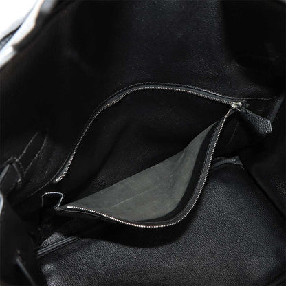 Hermes Haut a Courroies Hac 32 Togo Black Hand Bag Silver 32 — view 8