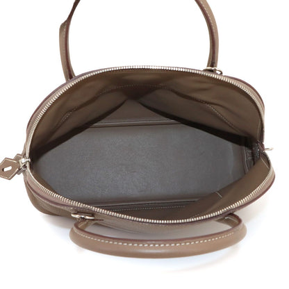Hermes Bolide 31 2-Way Bag Taurillon Clemence Etoupe Silver — view 6