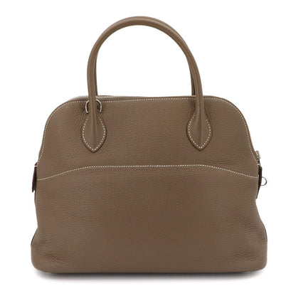 Hermes Bolide 31 2-Way Bag Taurillon Clemence Etoupe Silver — view 2