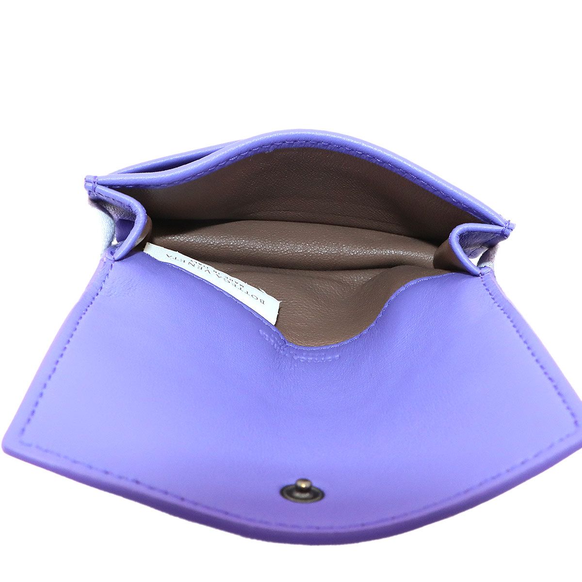 Bottega Veneta Intrecciato Card Case Leather Purple — view 6