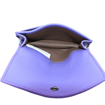 Bottega Veneta Intrecciato Card Case Leather Purple — view 6