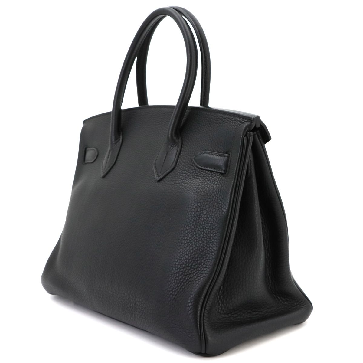 Hermes Birkin 30 Togo Black Hand Bag Silver — view 4