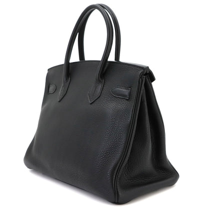 Hermes Birkin 30 Togo Black Hand Bag Silver — view 4