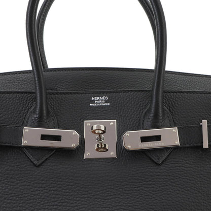 Hermes Birkin 30 Togo Black Hand Bag Silver — view 7