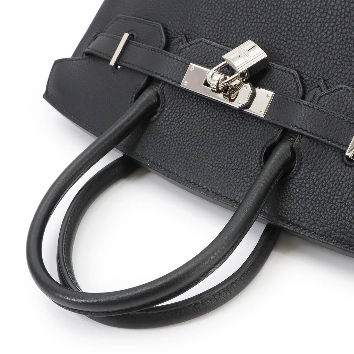 Hermes Birkin 30 Togo Black Hand Bag Silver — view 6