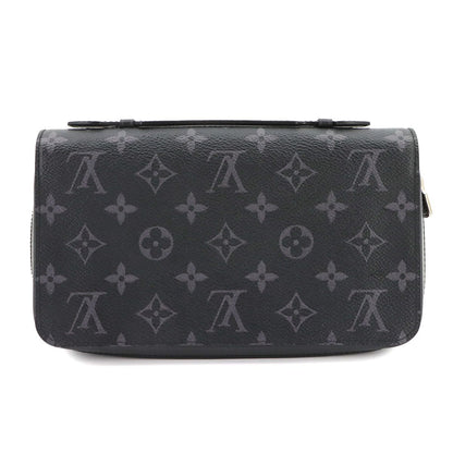 Louis Vuitton Monogram Eclipse Zippy XL Zip Around Wallet Black — view 2