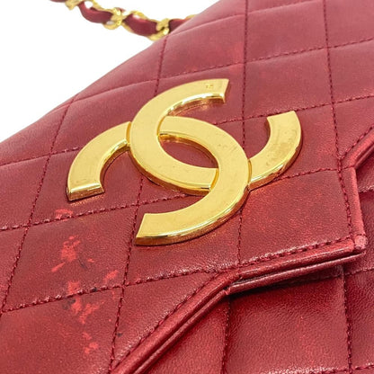 Chanel Single Flap Double Chain Quilted CC Logo Lambskin Shoulder Bag — view 7