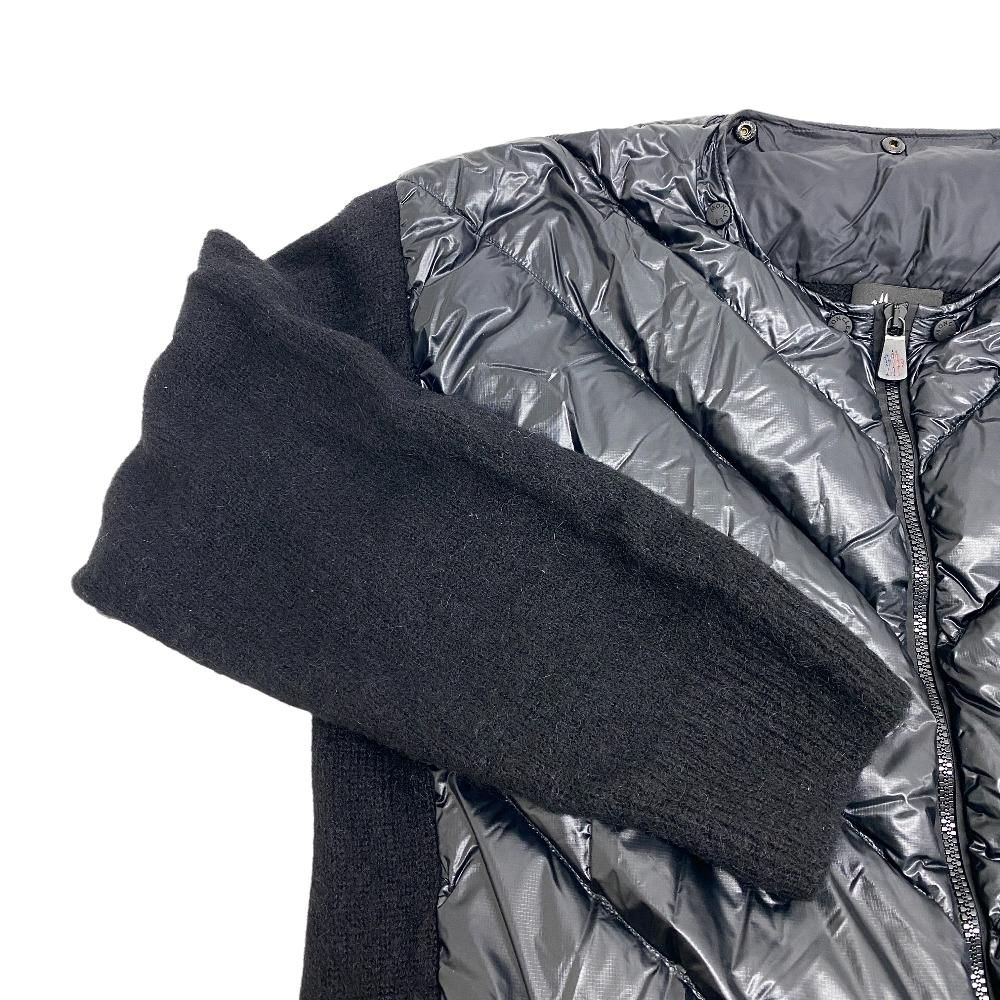 Moncler Grenoble Alpaca Down Jacket Black — view 6
