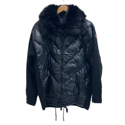 Moncler Grenoble Alpaca Down Jacket Black