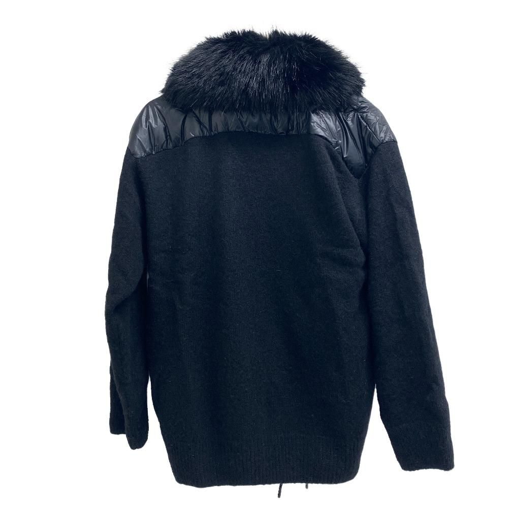 Moncler Grenoble Alpaca Down Jacket Black — view 2