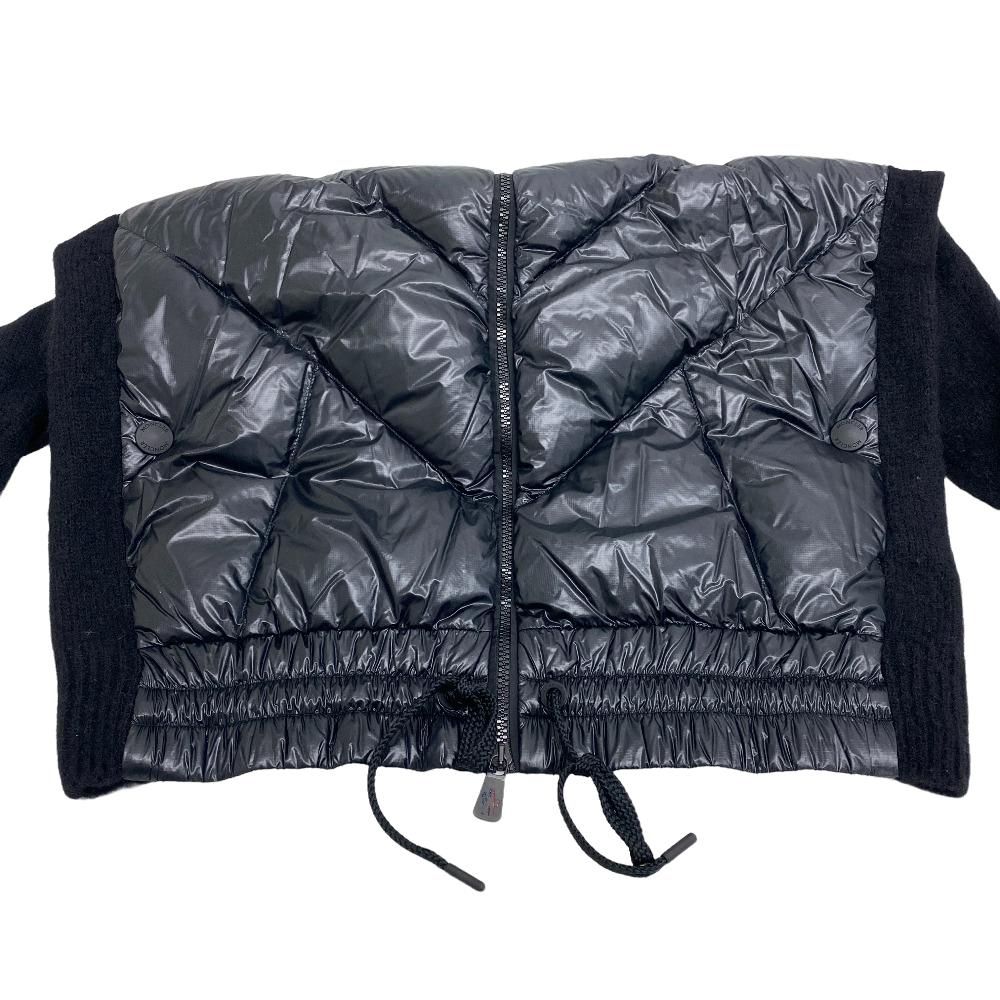 Moncler Grenoble Alpaca Down Jacket Black — view 7