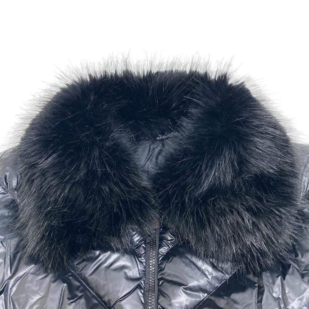 Moncler Grenoble Alpaca Down Jacket Black — view 3