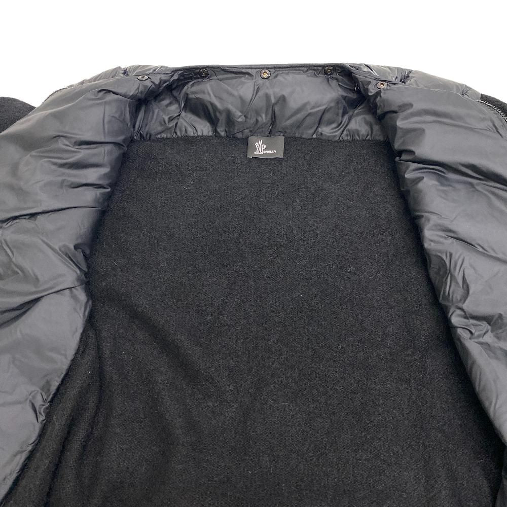 Moncler Grenoble Alpaca Down Jacket Black — view 8