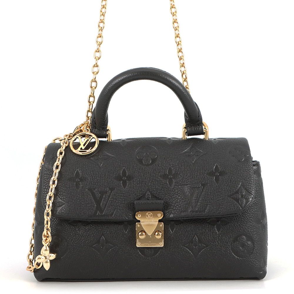 Louis Vuitton Monogram Empreinte Nano Madeleine 2-Way Shoulder Bag Black