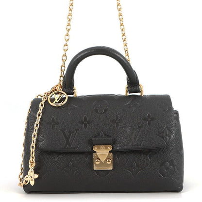 Louis Vuitton Monogram Empreinte Nano Madeleine 2-Way Shoulder Bag Black