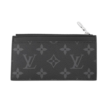 Louis Vuitton Card Case Coin Holder Taiga Monogram Eclipse Black — view 3