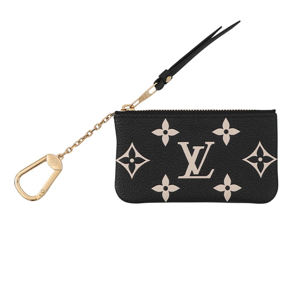 Louis Vuitton Coin Case Monogram Empreinte Pochette Cles Purse Black