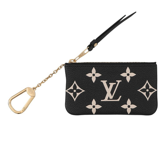 Louis Vuitton Coin Case Monogram Empreinte Pochette Cles Purse Black
