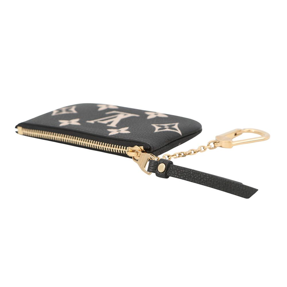 Louis Vuitton Coin Case Monogram Empreinte Pochette Cles Purse Black — view 2