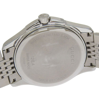 Gucci Timeless 126.4 Stainless Steel Kuo Analog Display Silver Dial Watch — view 6