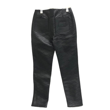 Louis Vuitton Marais 38 Leather Pants Black — view 2