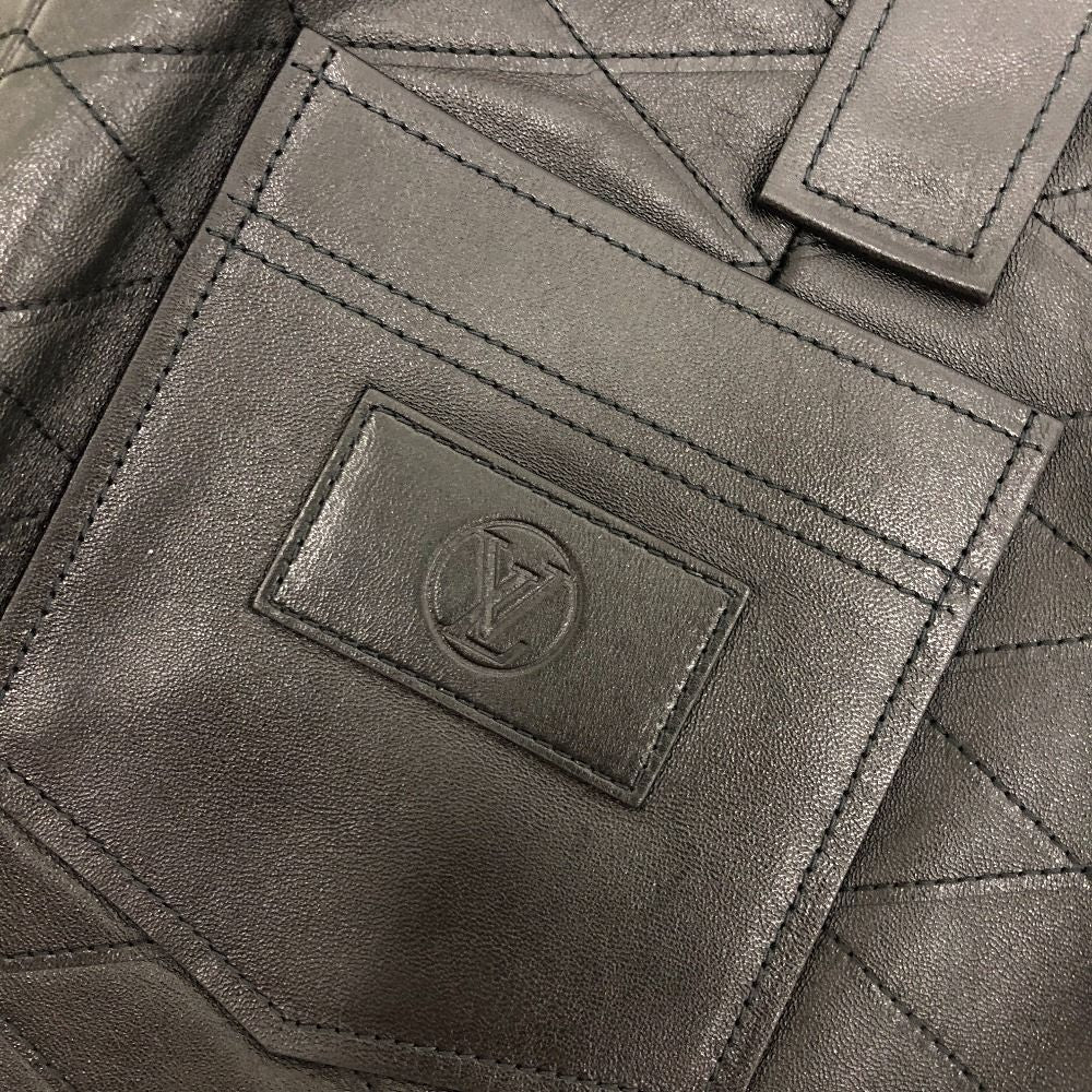 Louis Vuitton Marais 38 Leather Pants Black — view 7