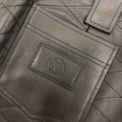 Louis Vuitton Marais 38 Leather Pants Black — view 7