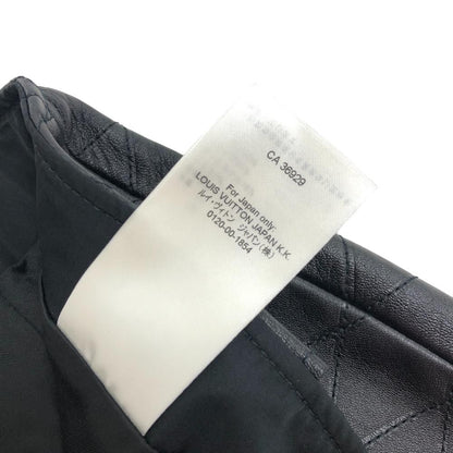 Louis Vuitton Marais 38 Leather Pants Black — view 6