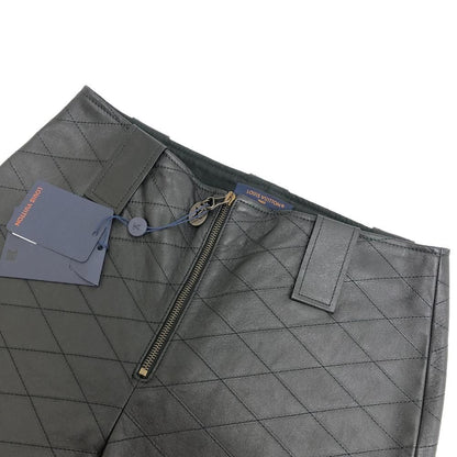 Louis Vuitton Marais 38 Leather Pants Black — view 3
