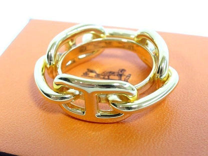 Hermes Scarf Ring Chaine D'ancre Legate Gold