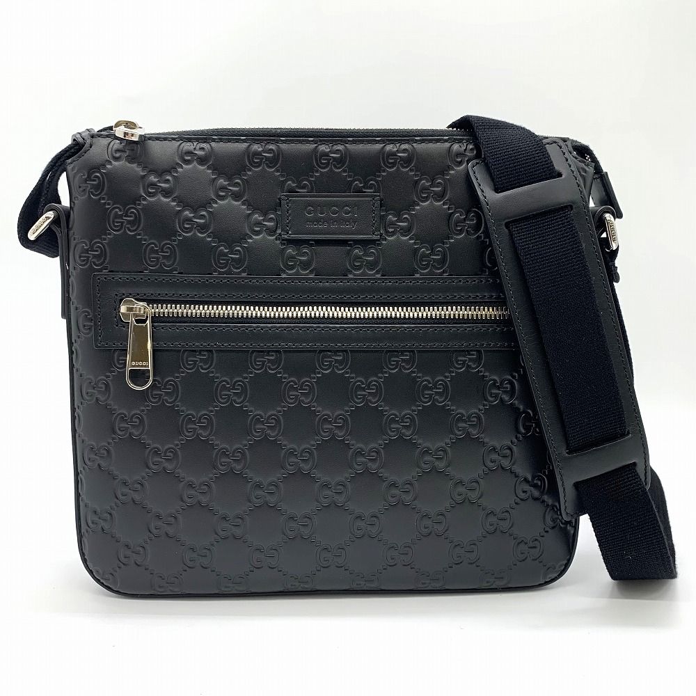 Gucci Shoulder Bag Shi Marais the GG Pattern Black