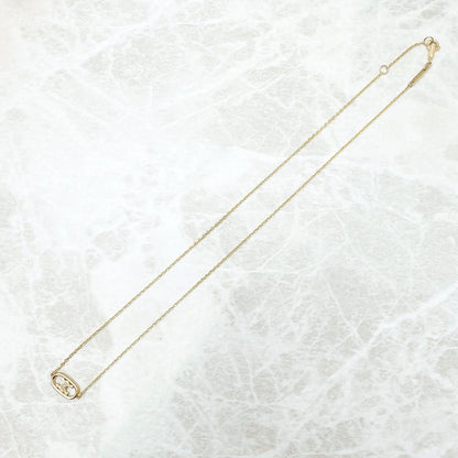 Celine Triomphe Yellow Gold Necklace 40 cm — view 4