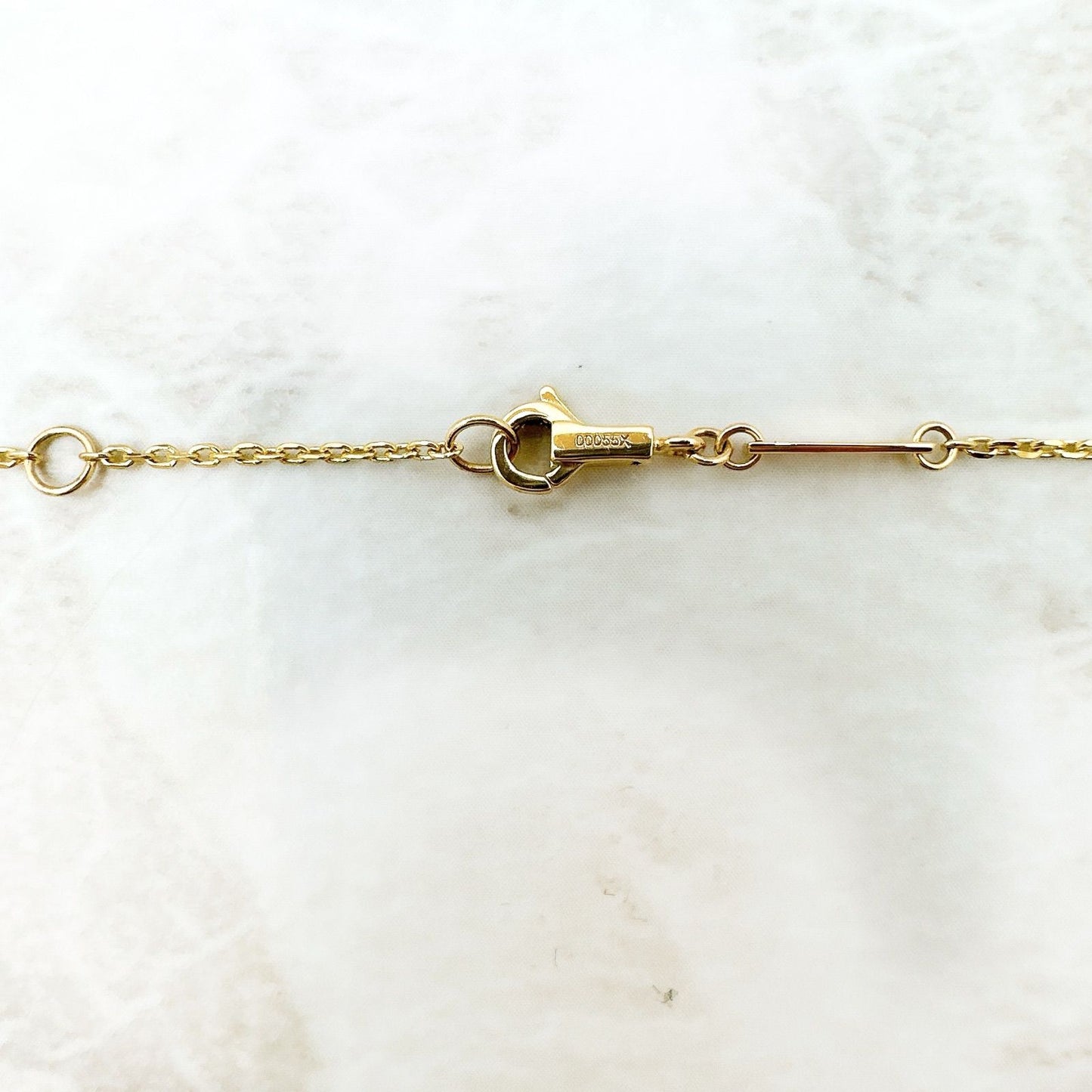 Celine Triomphe Yellow Gold Necklace 40 cm — view 5