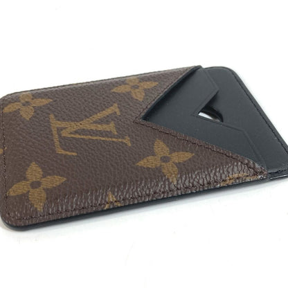 Louis Vuitton Card Case Holder Magnet Monogram Canvas Brown — view 4