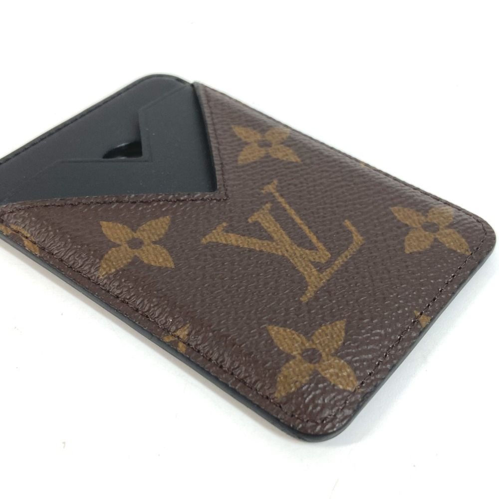 Louis Vuitton Card Case Holder Magnet Monogram Canvas Brown — view 7