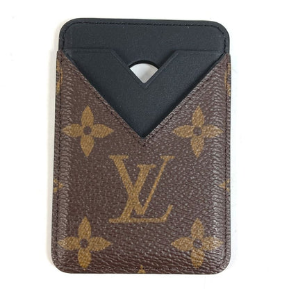 Louis Vuitton Card Case Holder Magnet Monogram Canvas Brown
