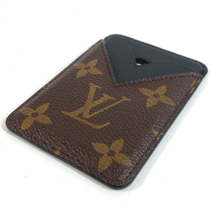 Louis Vuitton Card Case Holder Magnet Monogram Canvas Brown — view 3