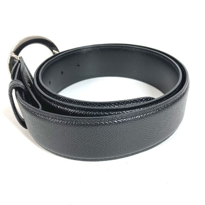 Bvlgari Belt Logo Buckle Leather Black — view 5