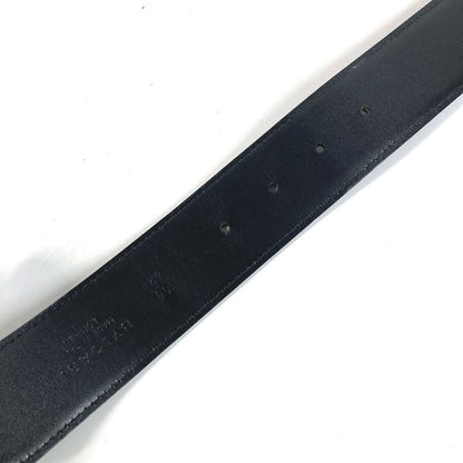 Bvlgari Belt Logo Buckle Leather Black — view 8