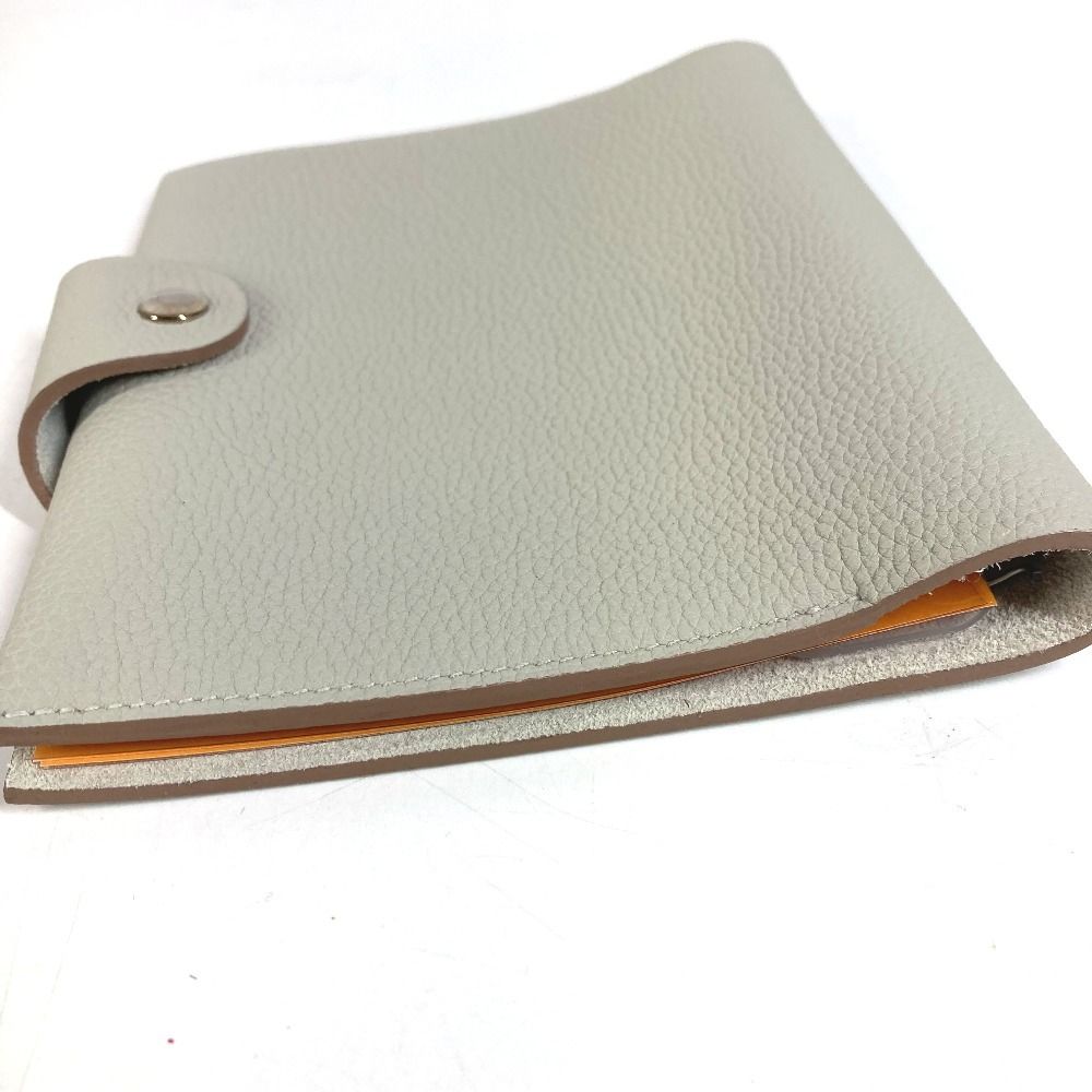 Hermes Notebook Cover Ulysse Neo PM Leather Light Gray Agenda — view 3