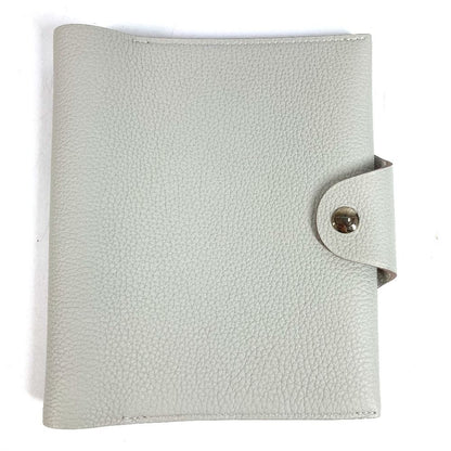 Hermes Notebook Cover Ulysse Neo PM Leather Light Gray Agenda