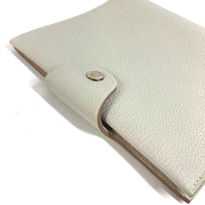 Hermes Notebook Cover Ulysse Neo PM Leather Light Gray Agenda — view 4
