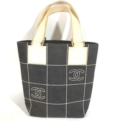 Chanel Tote CC Logo Cotton Black — view 2