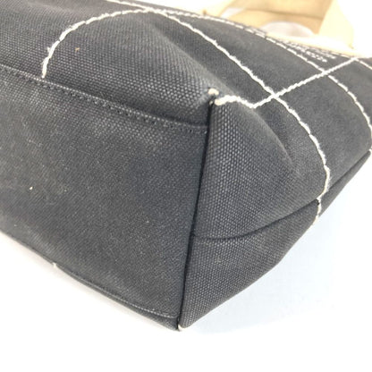 Chanel Tote CC Logo Cotton Black — view 6