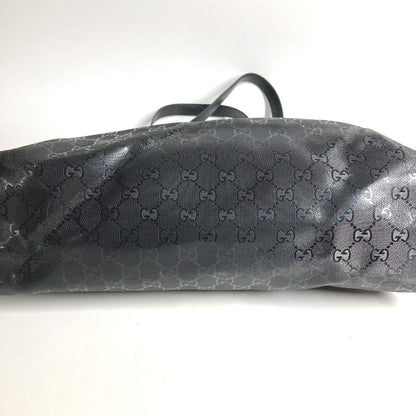 Gucci Shoulder Bag GG Logo Imprime Supreme Black — view 6